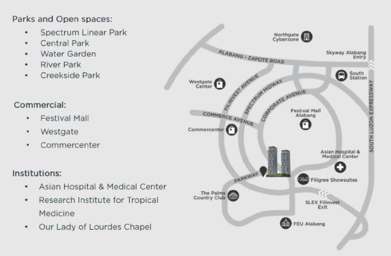 1001 Parkway Residences Location 1001 Parkway Residences Location