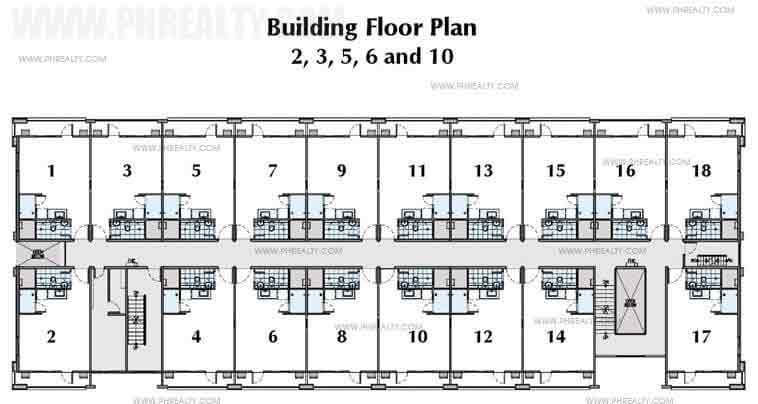 2nd - 3rd Floor Plan
