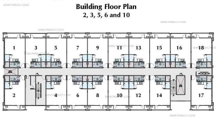 2nd - 3rd Floor Plan