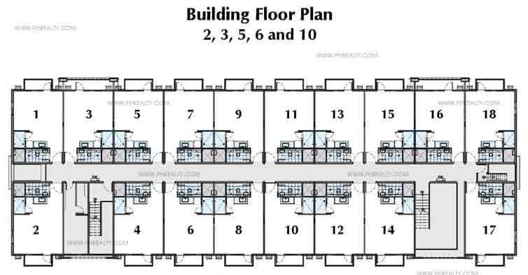 4th - 5th Floor Plan
