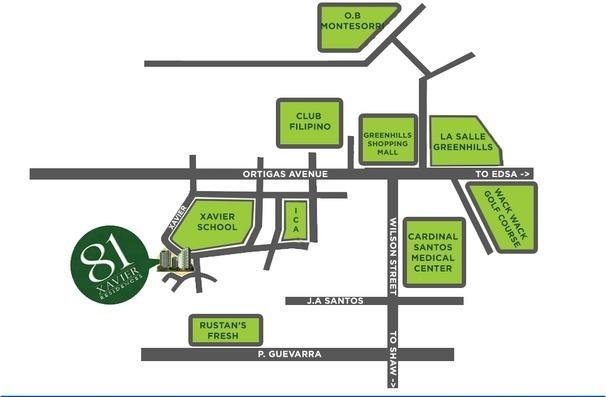81 Xavier Residences Location 81 Xavier Residences Location