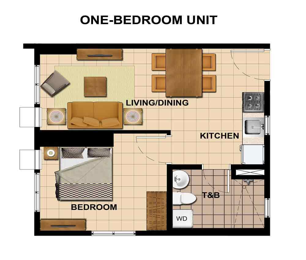 1 Bedroom Unit