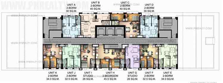 Floors Plan 30th Tower 1 29th Tower 2