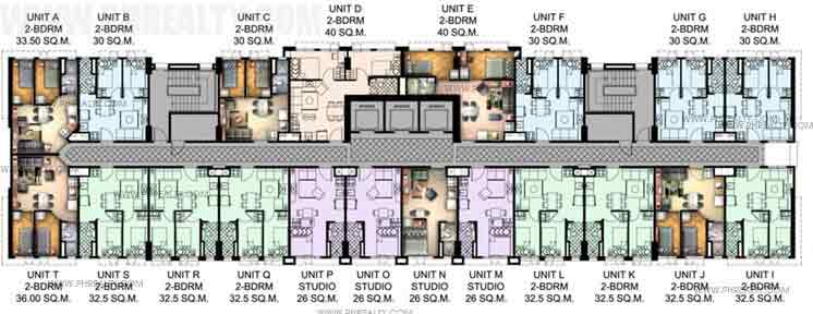 Floors Plan 29th Tower 1 28th Tower 2