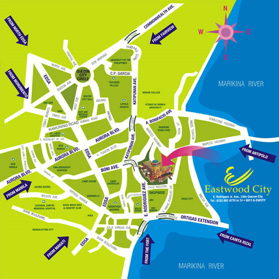 Grand Eastwood Palazzo Location