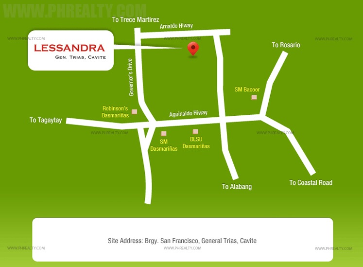 Lessandra Gen. Trias Location