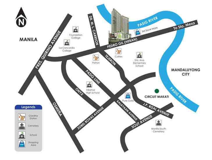 River Green Residences Location