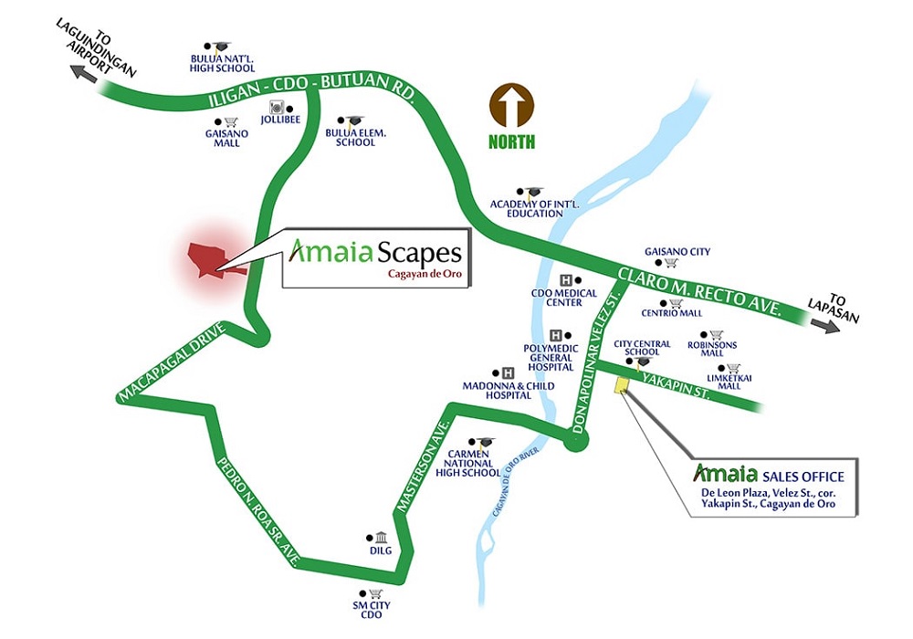 Amaia Scapes Cagayan de Oro Location