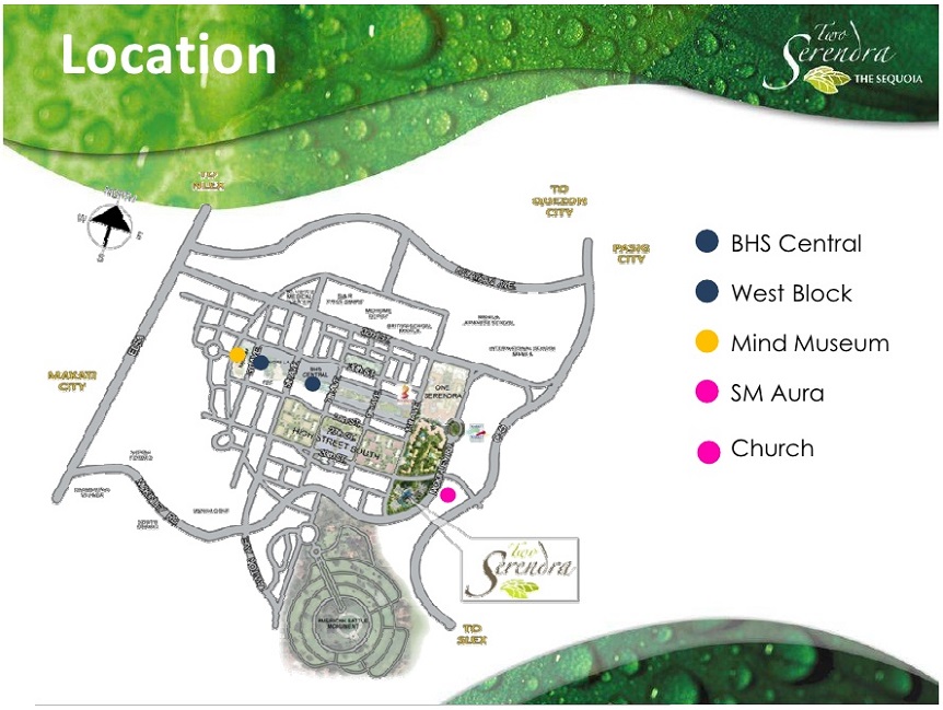 Two Serendra Location