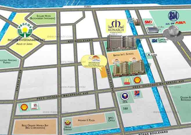 Monarch Parksuites Location