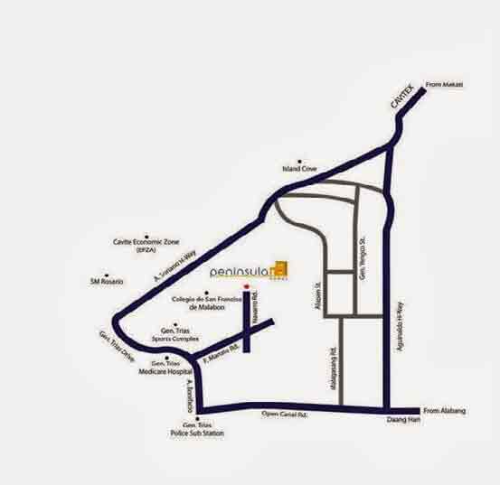 Peninsula Homes Location