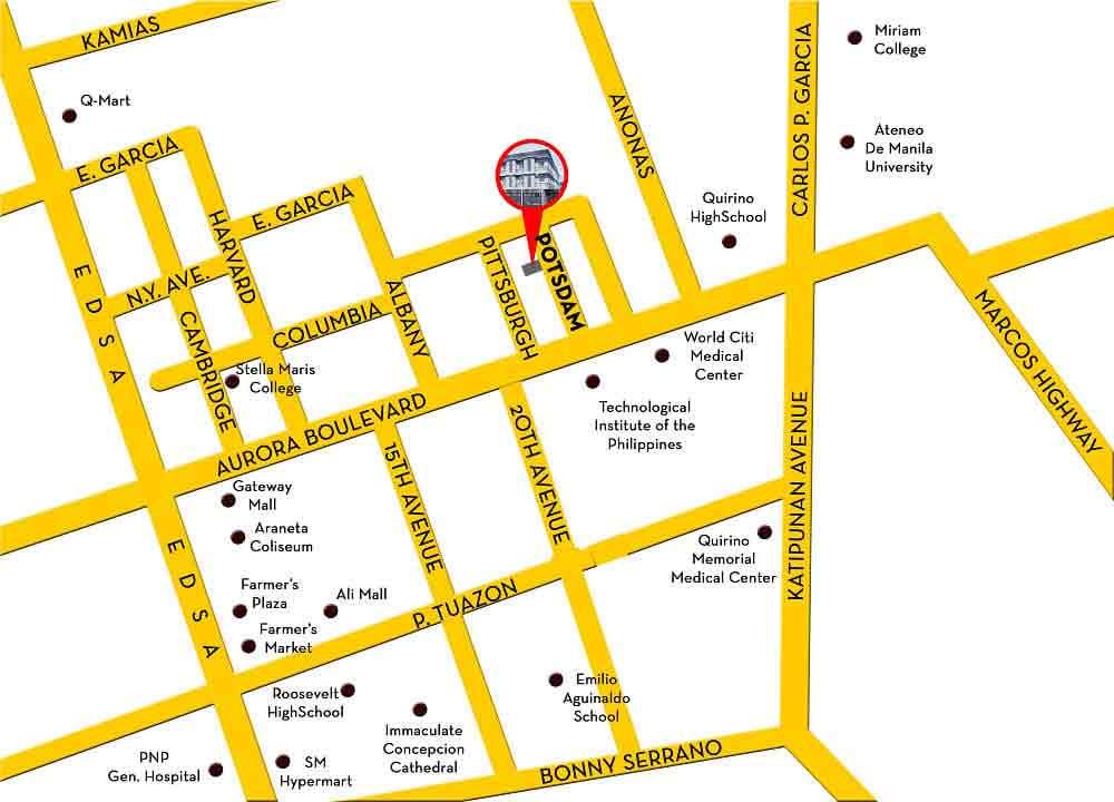 Potsdam Townhomes Location Potsdam Townhomes Location