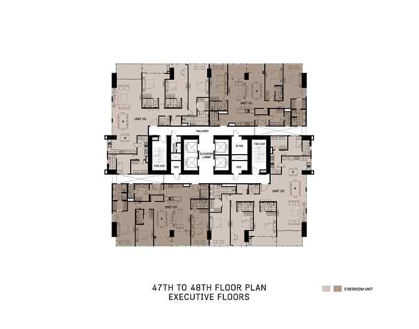 47th To 48th Floor Plan