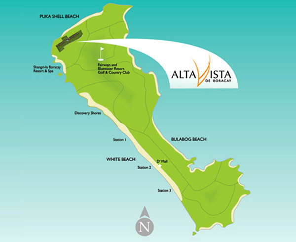 Alta Vista De Boracay Location