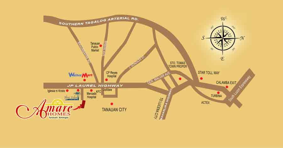 Amare Homes Location Amare Homes Location