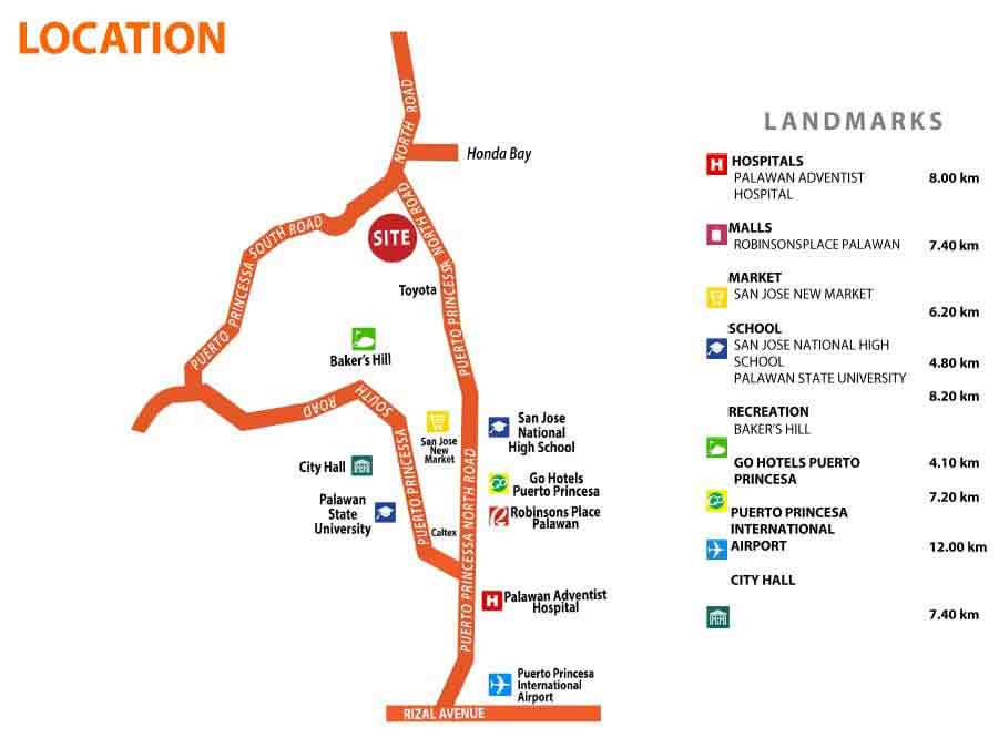 Brighton Puerto Princesa Location