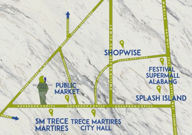Location & Address of Astranniquin Corporation Brookstone Park Cavite.