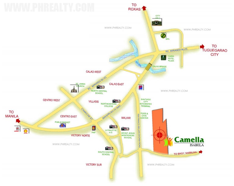 Camella Isabela Location