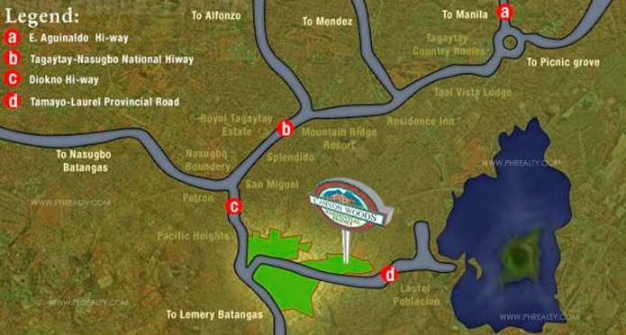 Canyon Woods Residences Location