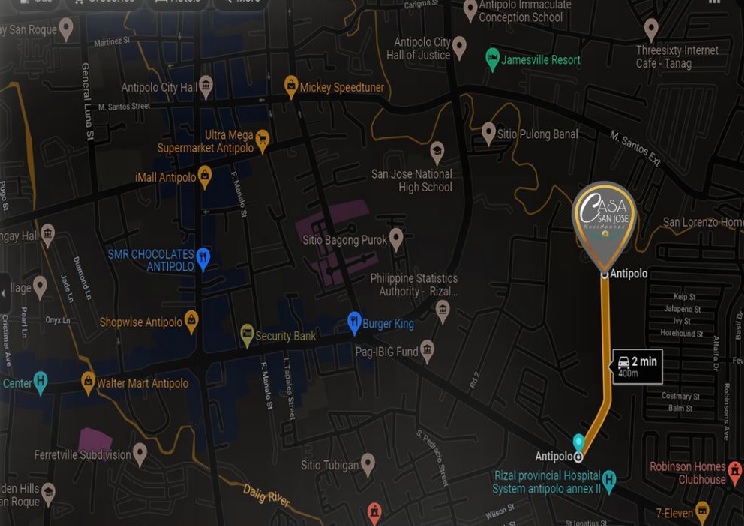 Casa San Jose Residences Location Casa San Jose Residences Location
