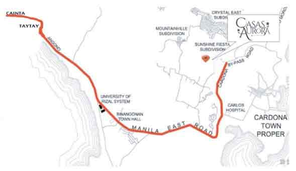 Casas Aurora Location