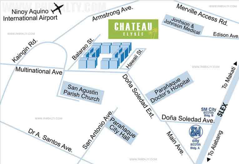 SMDC Chateau Elysee Residences Location SMDC Chateau Elysee Residences Location