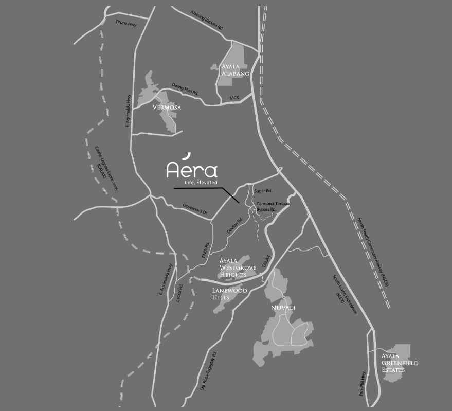Ciela Aera Heights Location