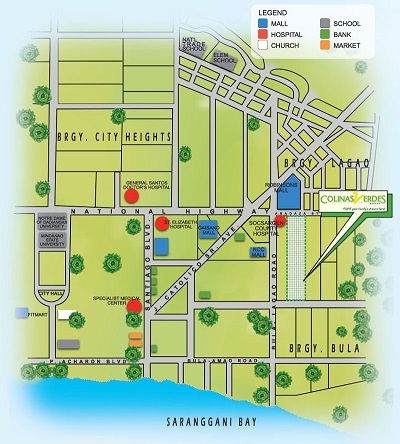 Colinas Verdes Location