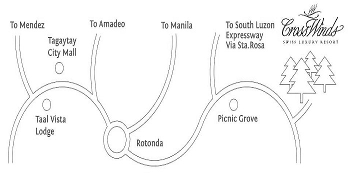 Crosswinds Tagaytay Location