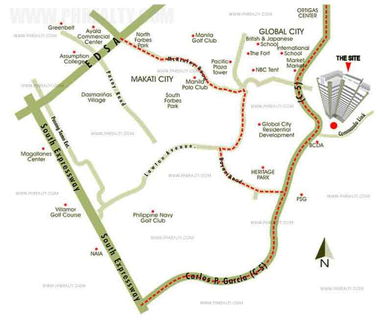 Cypress Towers Location