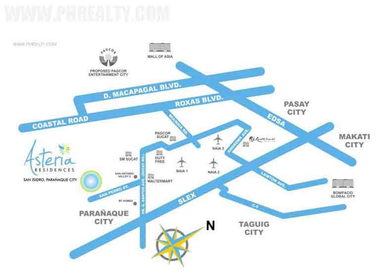 Asteria Residences Location Asteria Residences Location