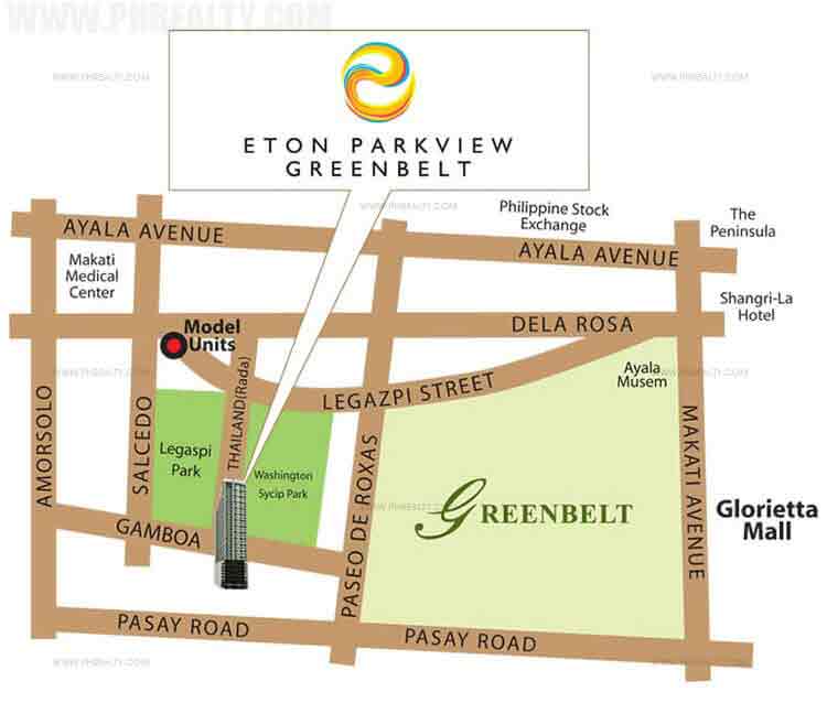 Eton Parkview Greenbelt Location