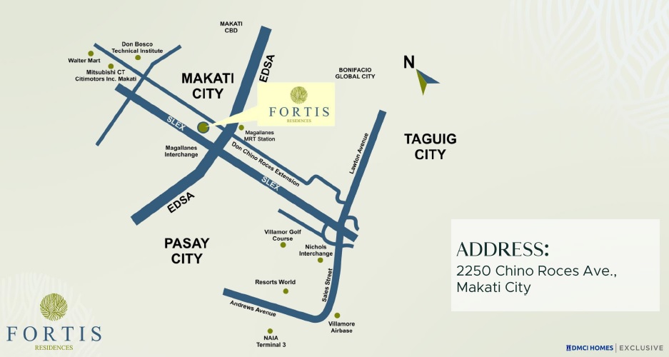 Fortis Residences Location