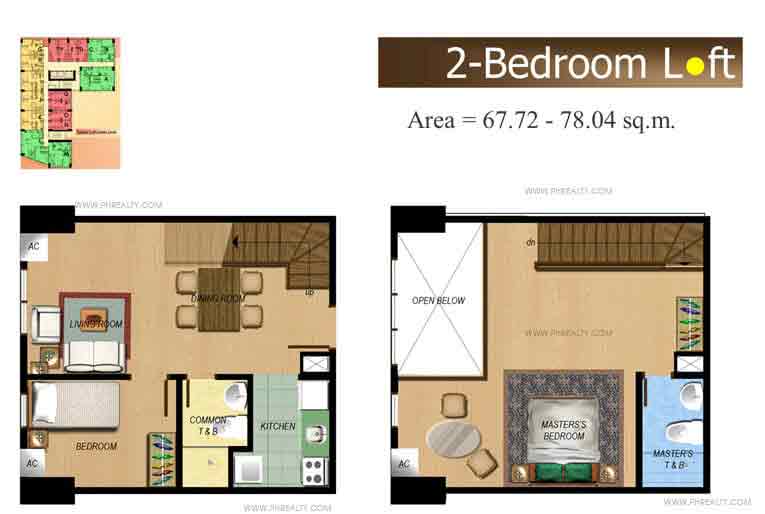 2 Bedroom Loft