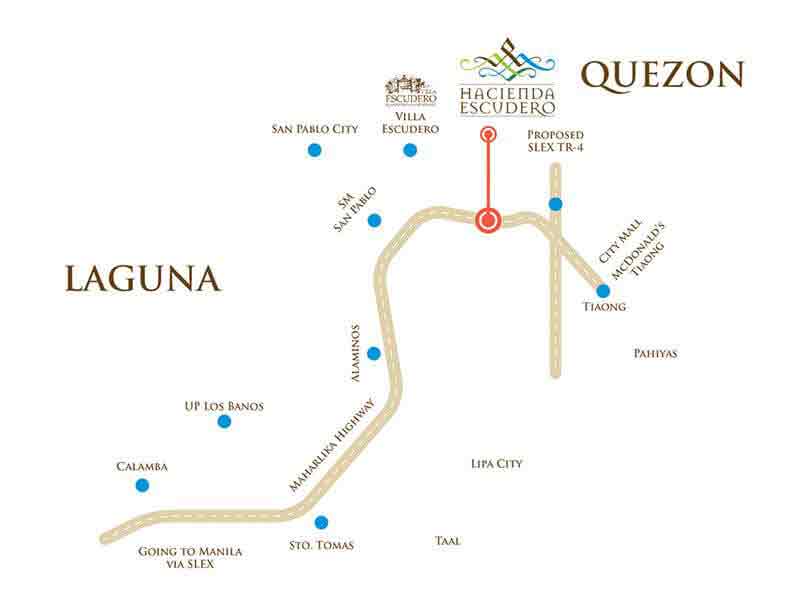 Hacienda Escudero Location