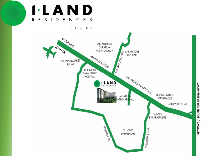 I-Land Residences Sucat Location