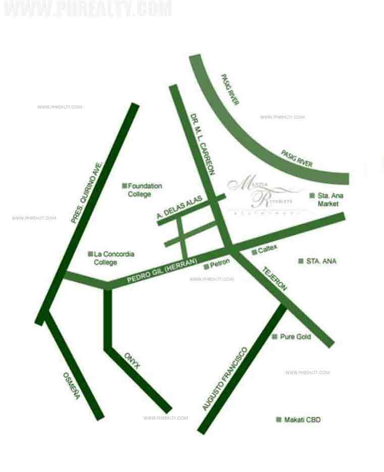 Manila Rivercity Residences Location Manila Rivercity Residences Location