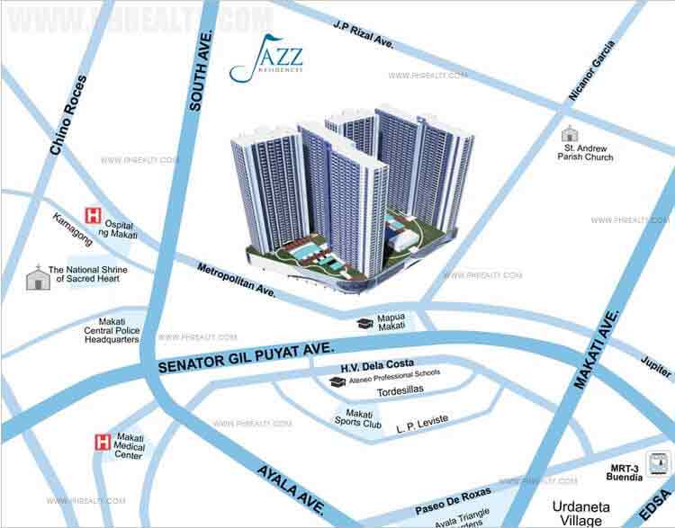 SMDC Jazz Residences Location
