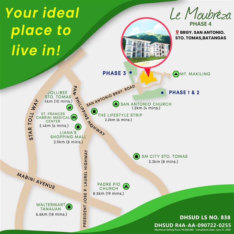 Le Moubreza Phase 4 Location Le Moubreza Phase 4 Location