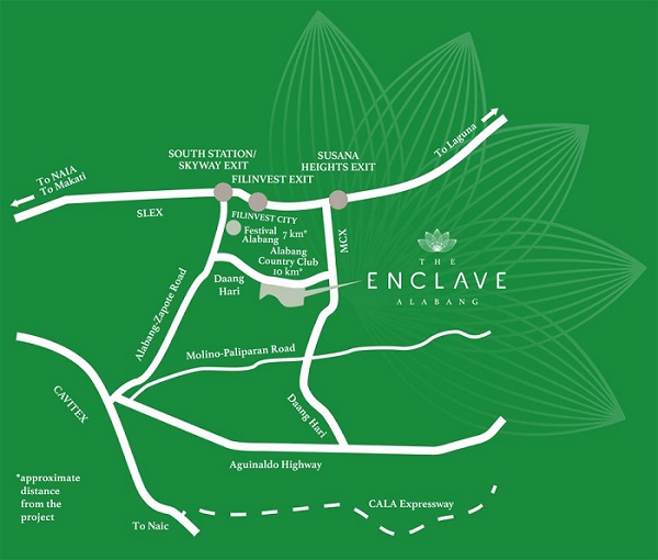 The Enclave Alabang Location