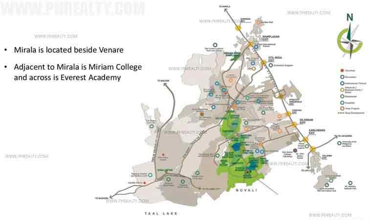 Mirala Nuvali Location