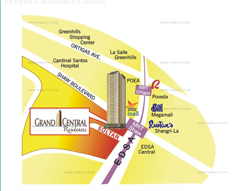 Grand Central Residences Location Grand Central Residences Location