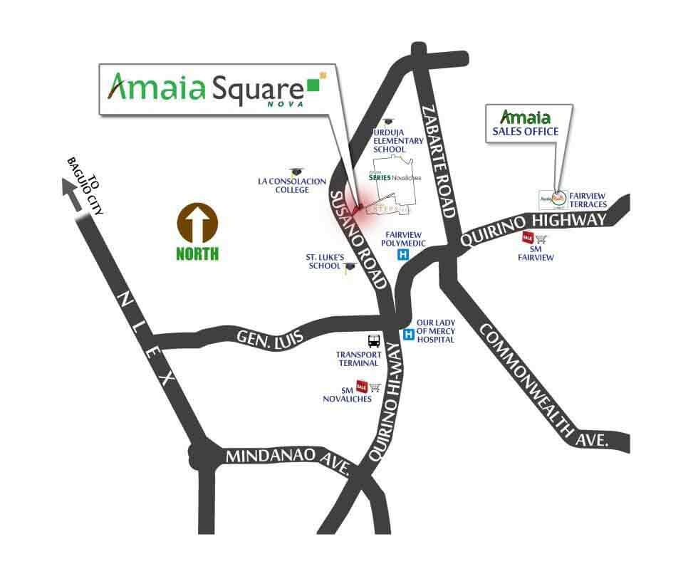 Amaia Square Nova Location
