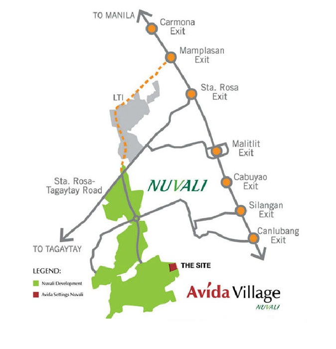 Avida Village Cerise Location Avida Village Cerise Location