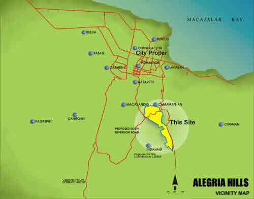 Alegria Hills Location Alegria Hills Location