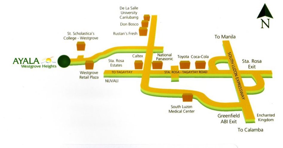 Ayala Westgrove Heights Location