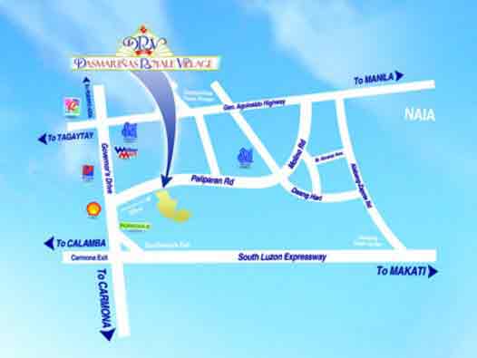 Dasmarinas Royale Village Location