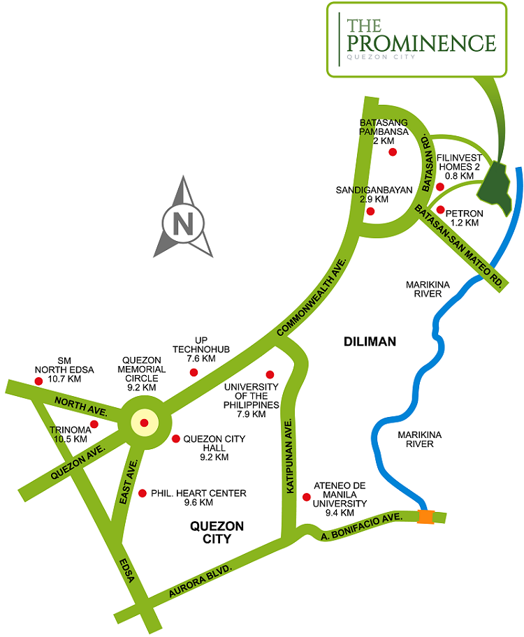 The Prominence Location The Prominence Location