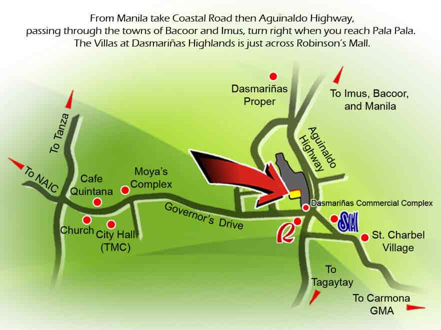 The Villas Location The Villas Location