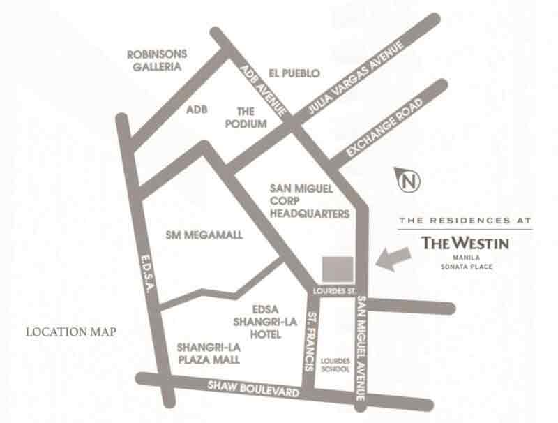 The Residences at The Westin Location The Residences at The Westin Location